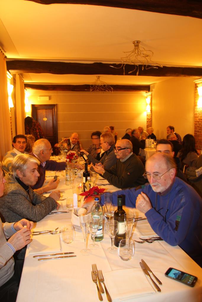 anno 2015 Cena di Natale, presso Agriturismo Molino Santa Marta - Casterno di Robecco sul Naviglio.