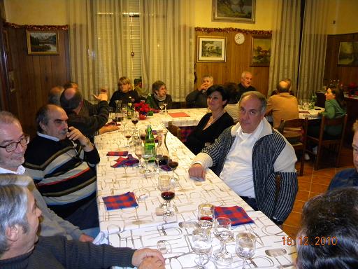 Cena sociale di Natale presso Ristorante La Madonna - 18 dicembre 2010