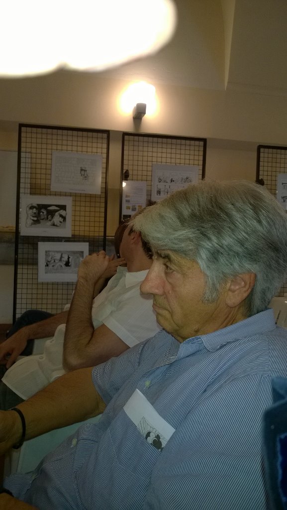 anno 2014 Mostra personale di Stefano Ratti, Disegni, tavole a fumetti e oltre.., dal 31 maggio al 2 giungo 2014, presso la sala della mangiatoia di Villa Annoni a Cuggiono.