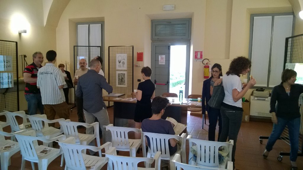anno 2014 Mostra personale di Stefano Ratti, Disegni, tavole a fumetti e oltre.., dal 31 maggio al 2 giungo 2014, presso la sala della mangiatoia di Villa Annoni a Cuggiono.