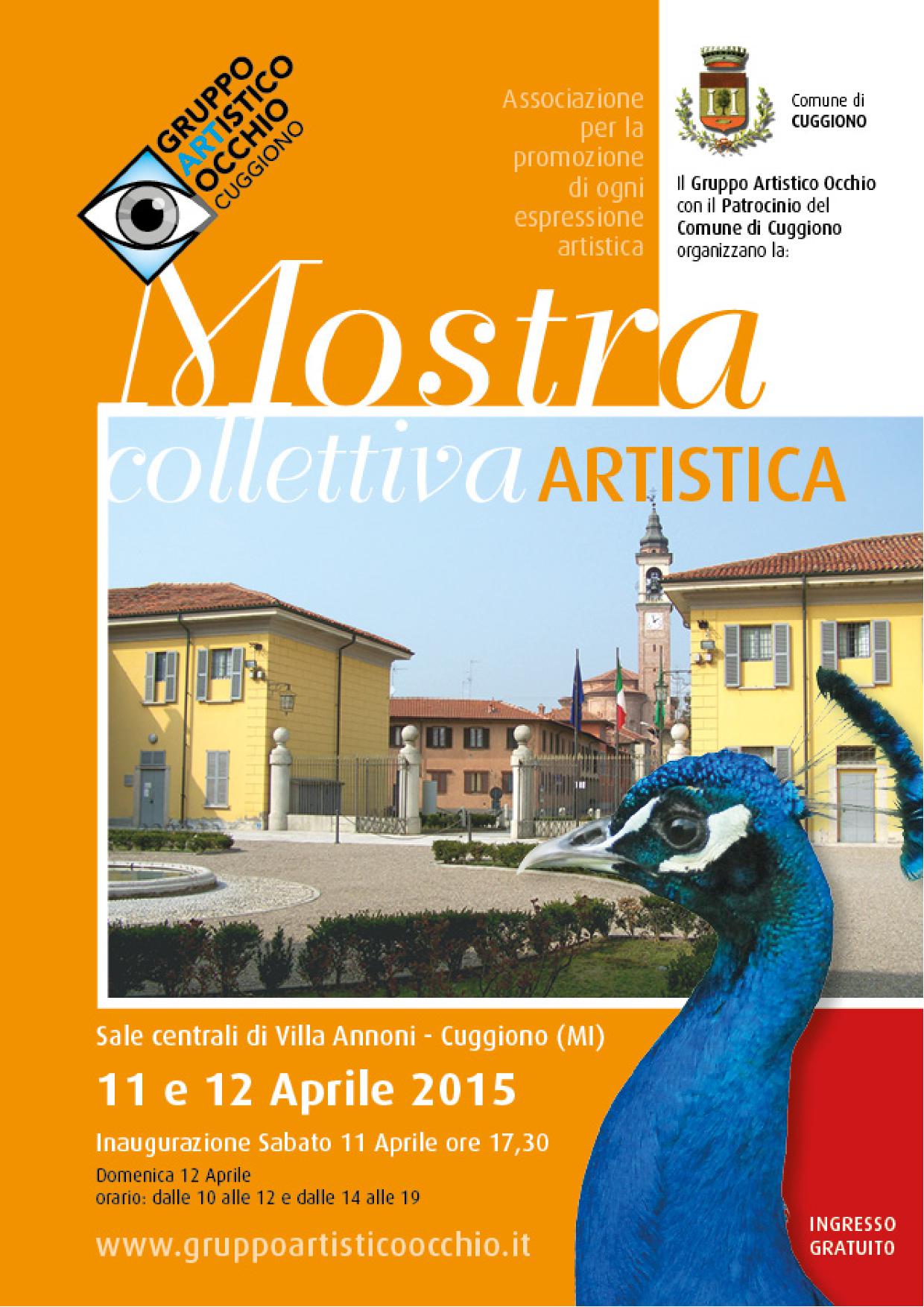 Anno 2015 11-12 Aprile Mostra Collettiva presso Sale Centrali di Villa Annoni.